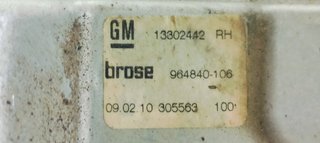 ELEVALUNAS TRASERO DERECHO OPEL INSIGNIA BERLINA