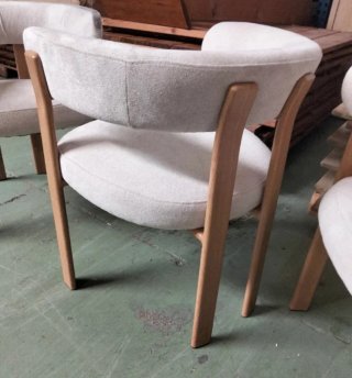 Pack 2 Sillas Comedor Reposabrazos Tapizado