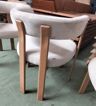 Pack 2 Sillas Comedor Reposabrazos Tapizado