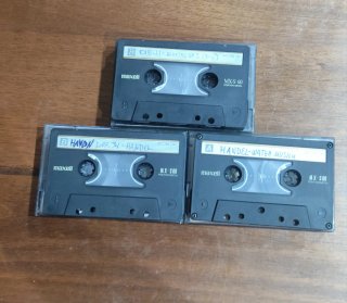 Lote 3 cintas casette Maxell MX-S 60/90