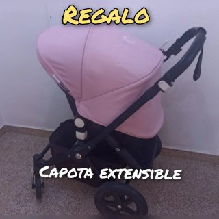 Carro Bugaboo Camaleón 3 Negro y Rosa
