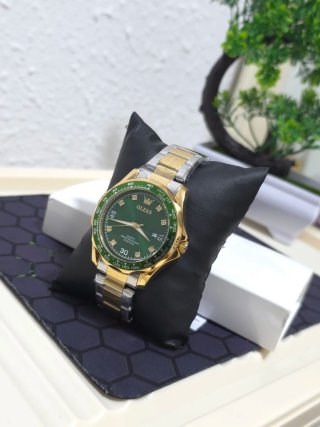 Reloj Olevs Hombre Oro y Verde