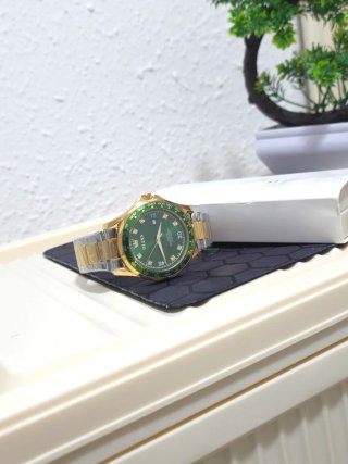Reloj Olevs Hombre Oro y Verde