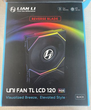 Lian Li UNI FAN TL LCD 120 Reverse + Controladora