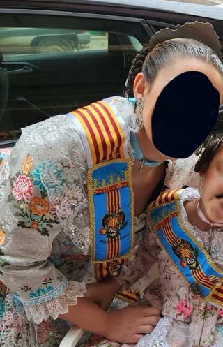 Alquiler Traje de Fallera Blanco