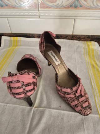 Tacones Pilar Burgos Mujer Rosa