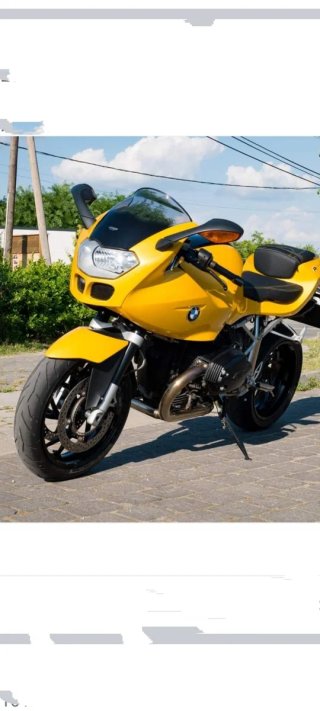 BMW R 1200S Amarilla y Negra