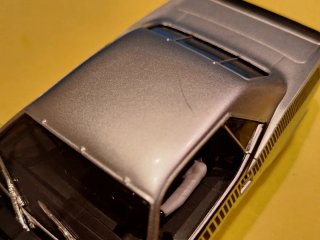 Scalextric Advance Plymouth Barracuda Plata