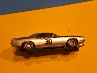 Scalextric Advance Plymouth Barracuda Plata