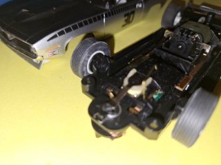 Scalextric Advance Plymouth Barracuda Plata
