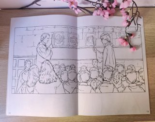 Harry Potter: Libro antiguo para colorear