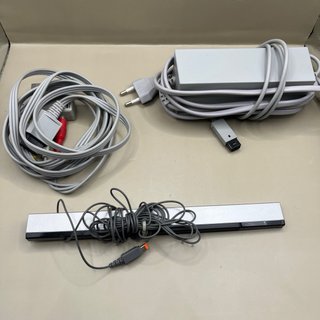 Nintendo Wii Nera Completa Testata