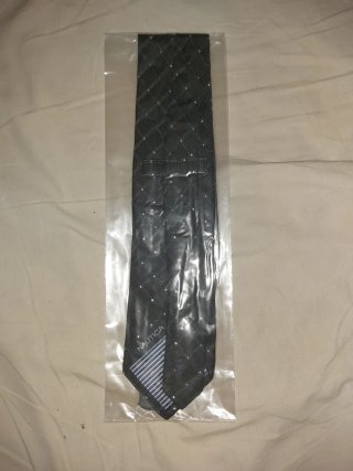 Corbata Nautica Gris Diamantes