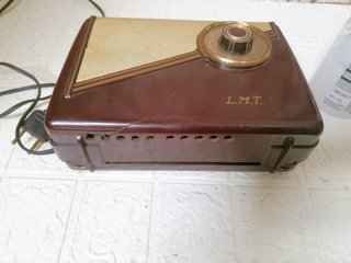 Radio antigua válvulas baquelita Vintage época