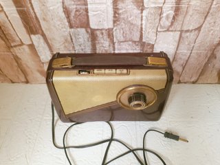 Radio antigua válvulas baquelita Vintage época
