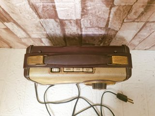 Radio antigua válvulas baquelita Vintage época