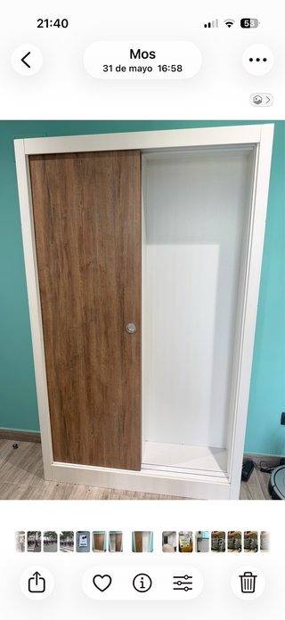 Armario puertas correderas madera