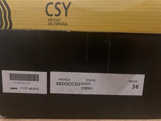 Sandalias tacón plataforma CSY T.36