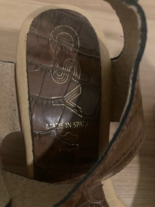Sandalias tacón plataforma CSY T.36