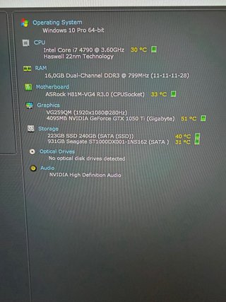PC Gaming i7-4790, GTX 1050 Ti 4GB, 16GB RAM y SSD