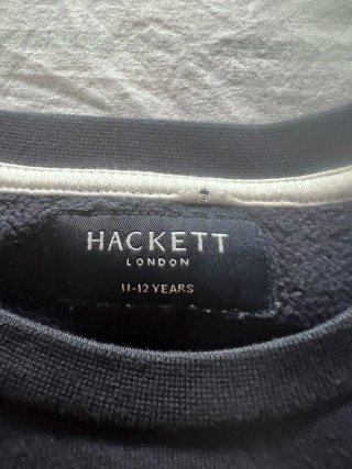 Sudadera Hackett Azul Talla 11-12 años