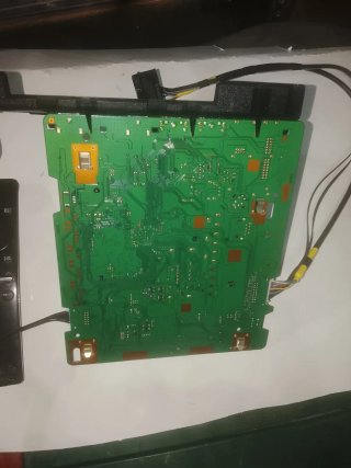 Placa Base TV Samsung con mando a distancia.