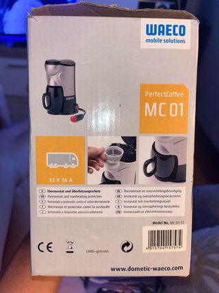 Mini cafetera 12v especial coche/autocaravana