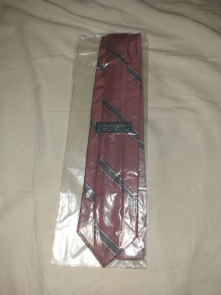 Corbata Christian Dior Rayas Rosa Gris