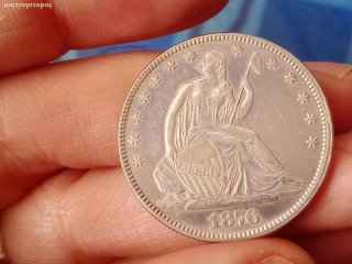 Moneda USA Half Dollar Plata 1876 UNC NO OFERTAS