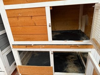 Casita para conejo de madera Pawhut