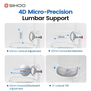 SIHOO Silla Ergonómica B300 Pro