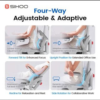 SIHOO Silla Ergonómica B300 Pro