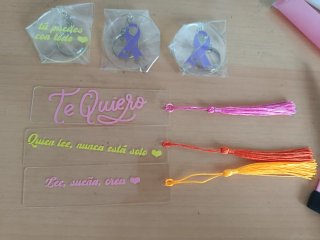 Marcapáginas personalizados con nombres