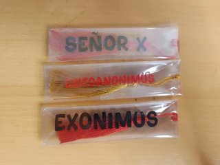 Marcapáginas personalizados con nombres