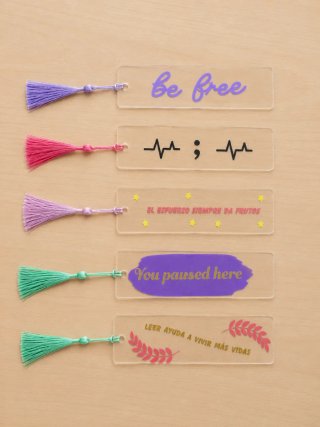 Marcapáginas personalizados con nombres