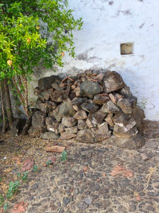 Piedras rústicas para decoración
