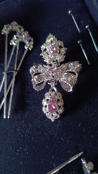 Aderezo Plata Cincelador Bonora Swarovski