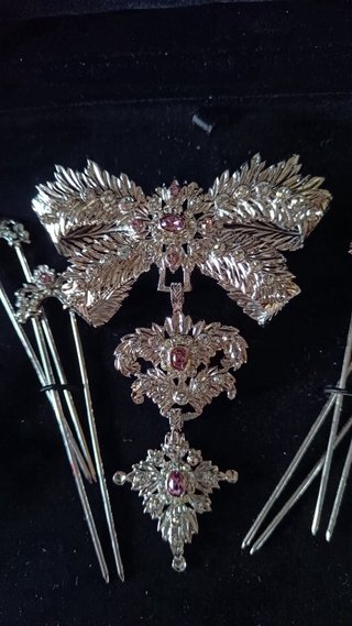 Aderezo Plata Cincelador Bonora Swarovski