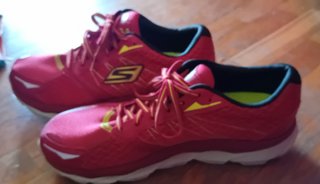 Scarpe Skechers Uomo Rosse Gialle