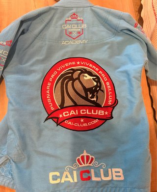 Kimono Jiu Jitsu CAI CLUB Azul Talla 9/10 años