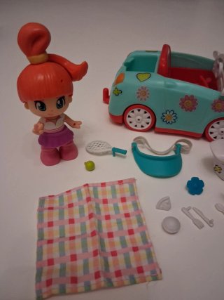 Pinypon Coche /Moto picnic
