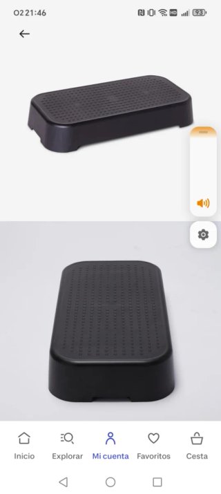 Step de ejercicio negro