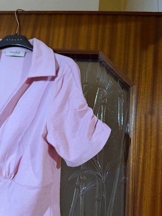 Blusa Twin Set rosa con strass