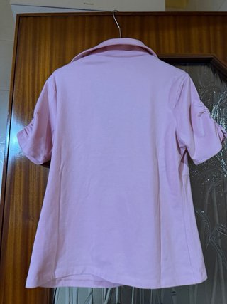 Blusa Twin Set rosa con strass
