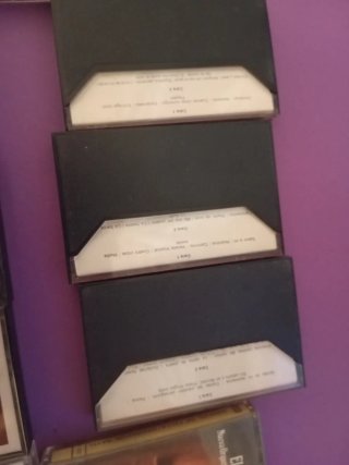 Lote Cintas Cassette: Románticos, Latino, J. Geils