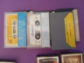 Lote Cintas Cassette: Románticos, Latino, J. Geils