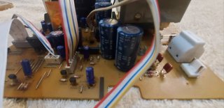 Placa Fuente chip ampli cadena Sony HCD-C50