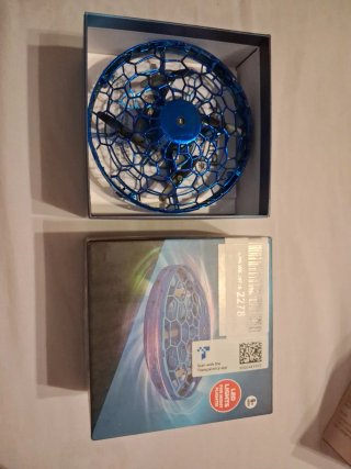 Mini dron de mano azul (Ref 2)
