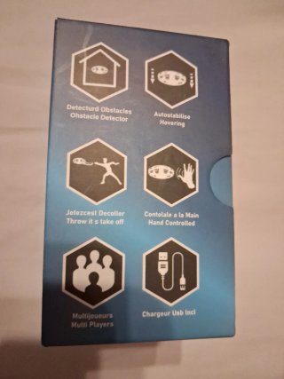 Mini dron de mano azul (Ref 2)