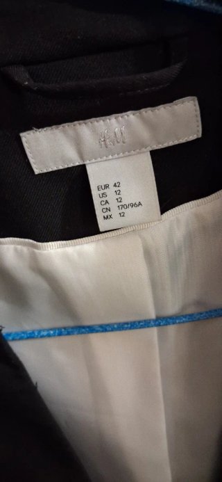 Chaqueta H&M Negra Talla S